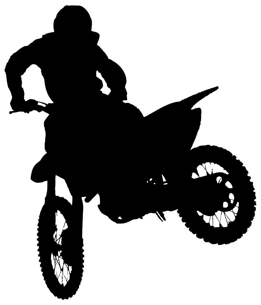Motocross Stunt Silhouette 266680