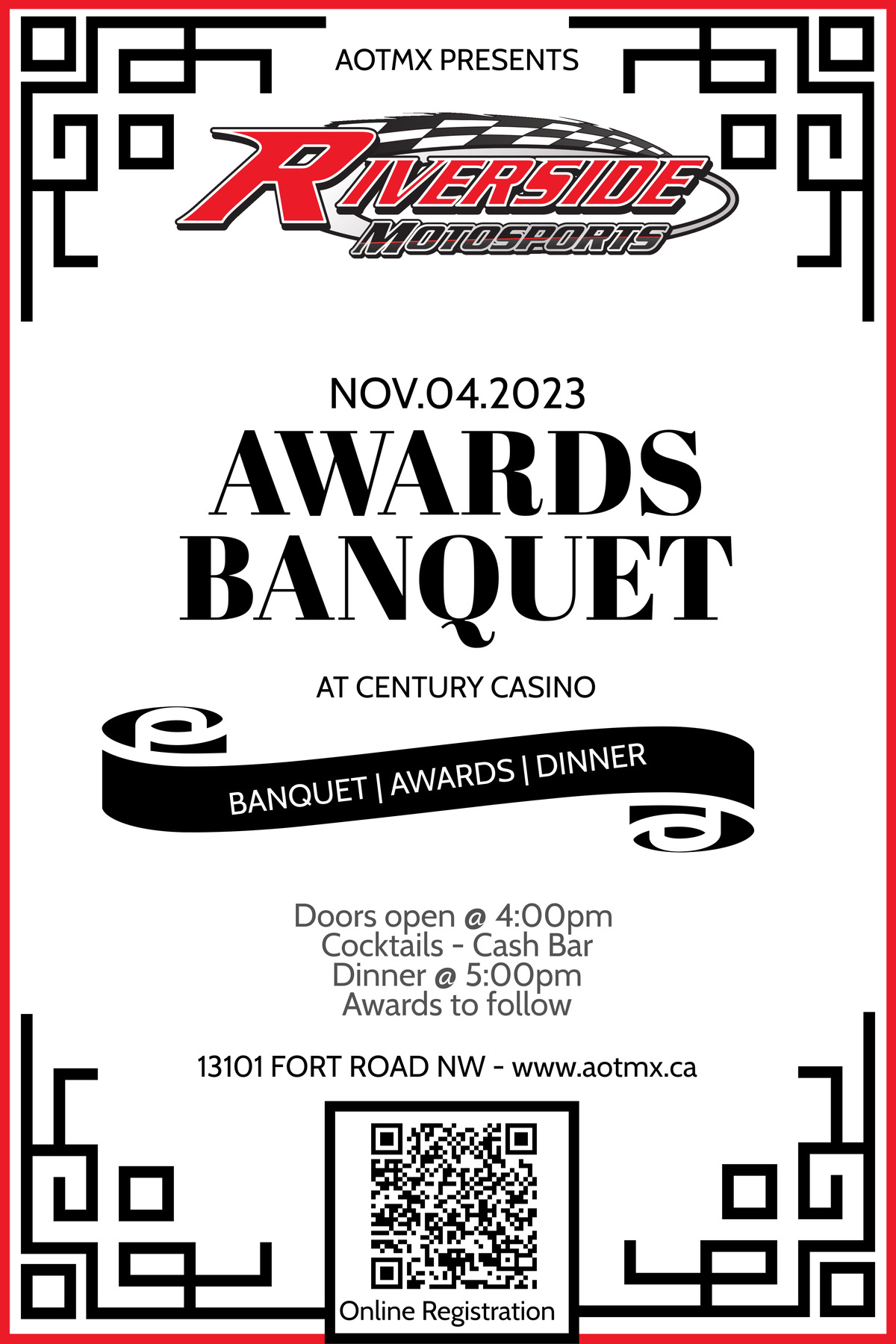 Dinner Banquet Event NOV 4 2023